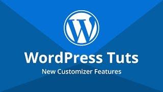 WordPress Tuts: New Customizer Features