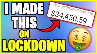 EASIEST Ways To MAKE MONEY ONLINE on LOCKDOWN! (I Made $34K!)