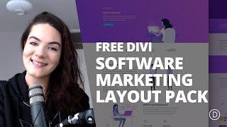 Download a Free & Magnificent Software Marketing Layout Pack for Divi