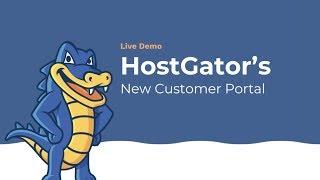Live Demo: HostGator's New Customer Portal