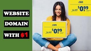 Get A Website Domain With $1 -  Review 1and1 Domain