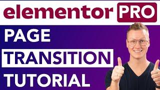 Elementor Pro Page-Transition Tutorial
