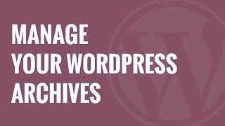 Manage your WordPress Archives with Smart Archives Reloaded