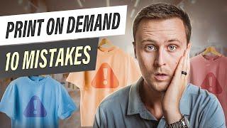 The Top 10 Worst Mistakes Print On Demand Beginners Make!