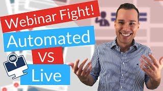 Automated vs Live Webinars Showdown: Which One Should You Use? (Pros & Cons)