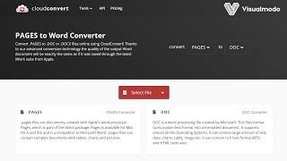 How To Convert  PAGEs to  Doc Files Online For Free?