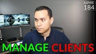 How I manage my clients | Aspire 184