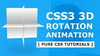 CSS3 3D Rotation Animation Effects 2 - Html CSS Animation Tutorial
