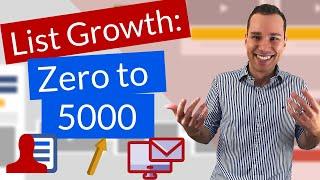 Email Marketing Tutorial For Beginners - Get Your First 5,000 Sub  (Free Software + Templates)