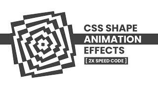 CSS Creative Shape Animation Effects | CSS Animation