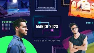 Portfolio Website | Animated Login Page | Top Html CSS & Javascript  Animation Effect | March 2023