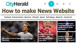 How to make News Website in Wordpress with City Herald Theme | Template Monster