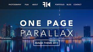 How To Make A Wordpress Website | One Page Parallax