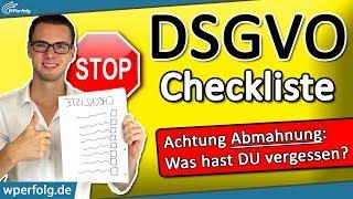 DSGVO (Abmahnung vermeiden): WordPress Website DSGVO-Checkliste - Einfach Erklärt - 2019 // Deutsch