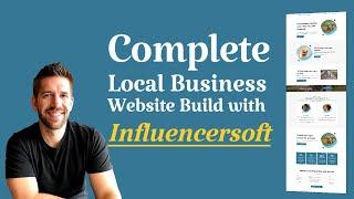Ask Me Anything while I build a Local Business Website with Influencersoft step by step