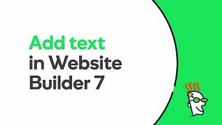 Add Text to a Website | GoDaddy