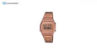 Casio Women's B640WC 5AEF Rose Retro Digital Watch Unboxing