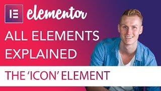 Icon Element Tutorial | Elementor