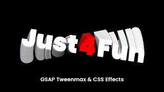 GSAP Tweenmax & CSS Mousemove  Effects | 3D Twirl Text Effect