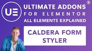 Ultimate Addons Elementor | Caldera Form Styler