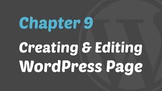 WordPress 101 - How to Create and Edit WordPress Page?