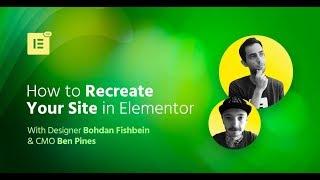 Elementor Webinar: Recreate a Site Using the Archive Template