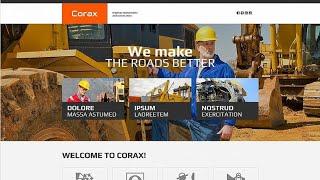 Industrial Responsive Moto CMS 3 Template #54635