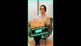 How To Turn an Ordinary Button Into a File Download  Button in Elementor  #Shorts