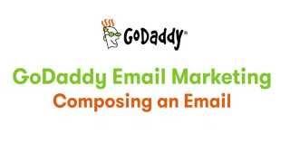 How to Use GoDaddy Email Marketing