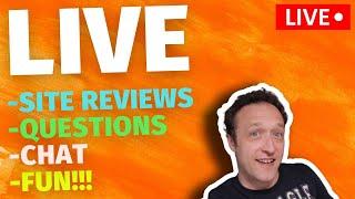 YOUR SITE REVIEWED + YOUR QUESTIONS - LIVE!