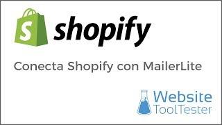 ¿Cómo conectar Shopify y MailerLite en menos de 30 s?