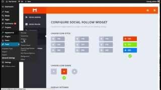 How To Use The Social Follow Widget In Monarch