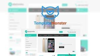 Electronic Store OpenCart Template #52995