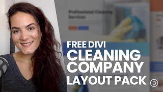 Get a FREE Cleaning Company Layout Pack for Divi