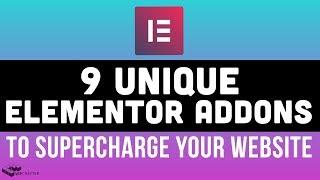 9 Unique Elementor Add-ons To Supercharge Your WordPress Website