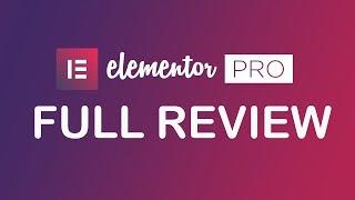 Elementor Page Builder Pro Review and Tutorial