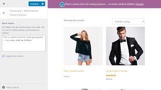 How To Display a Store Notice Using WooCommerce WordPress Plugin?