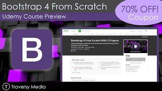 Bootstrap 4 Udemy Course Preview & Coupon