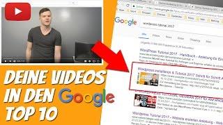 Video SEO Tutorial für YouTube
