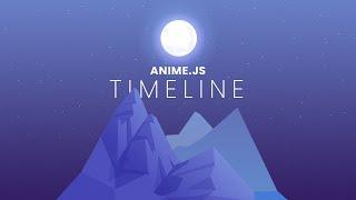 Timeline Animations using Anime js | How to make Animated Website