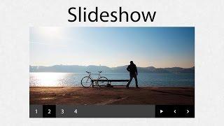 Como hacer un slideshow para un sitio web con HTML, CSS y JS