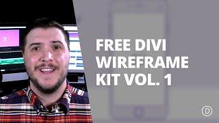 Free Divi Download: Wireframe Kit Vol 1