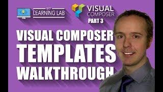 Visual Composer Templates To Build Pages Fast - Visual Composer Tutorials Part 3