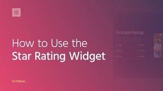 How to Add the Star Rating Widget to Your Wordpress Website