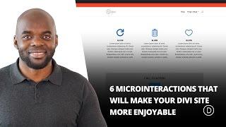 6 Microinteractions That Will Make Your Divi Site More Enjoyable