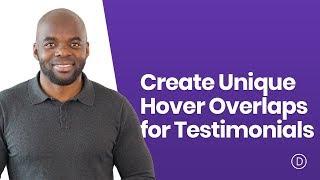 How to Create Unique Hover Overlaps for Testimonials with Divi