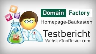 Domain Factory Homepage-Baukasten Test: alles Wichtige im Schnelldurchgang!