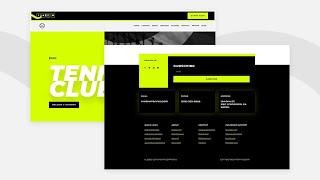 Download a FREE Header and Footer for Divi’s Tennis Club Layout Pack