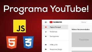 Programa la Página Principal de Youtube con HTML, CSS, Flexbox y GRID