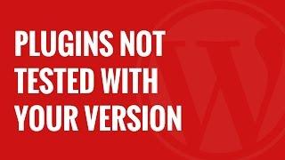 Should You Install Plugins Not Tested With Your WordPress Version
